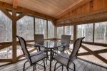 Happy Cabin: Entry Level Deck Dining Area